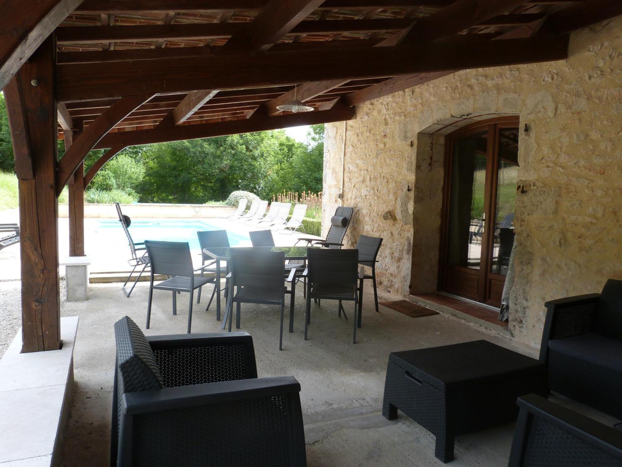 Berganty Gite Avec Piscine Proche De St Cirq Lapopie מראה חיצוני תמונה