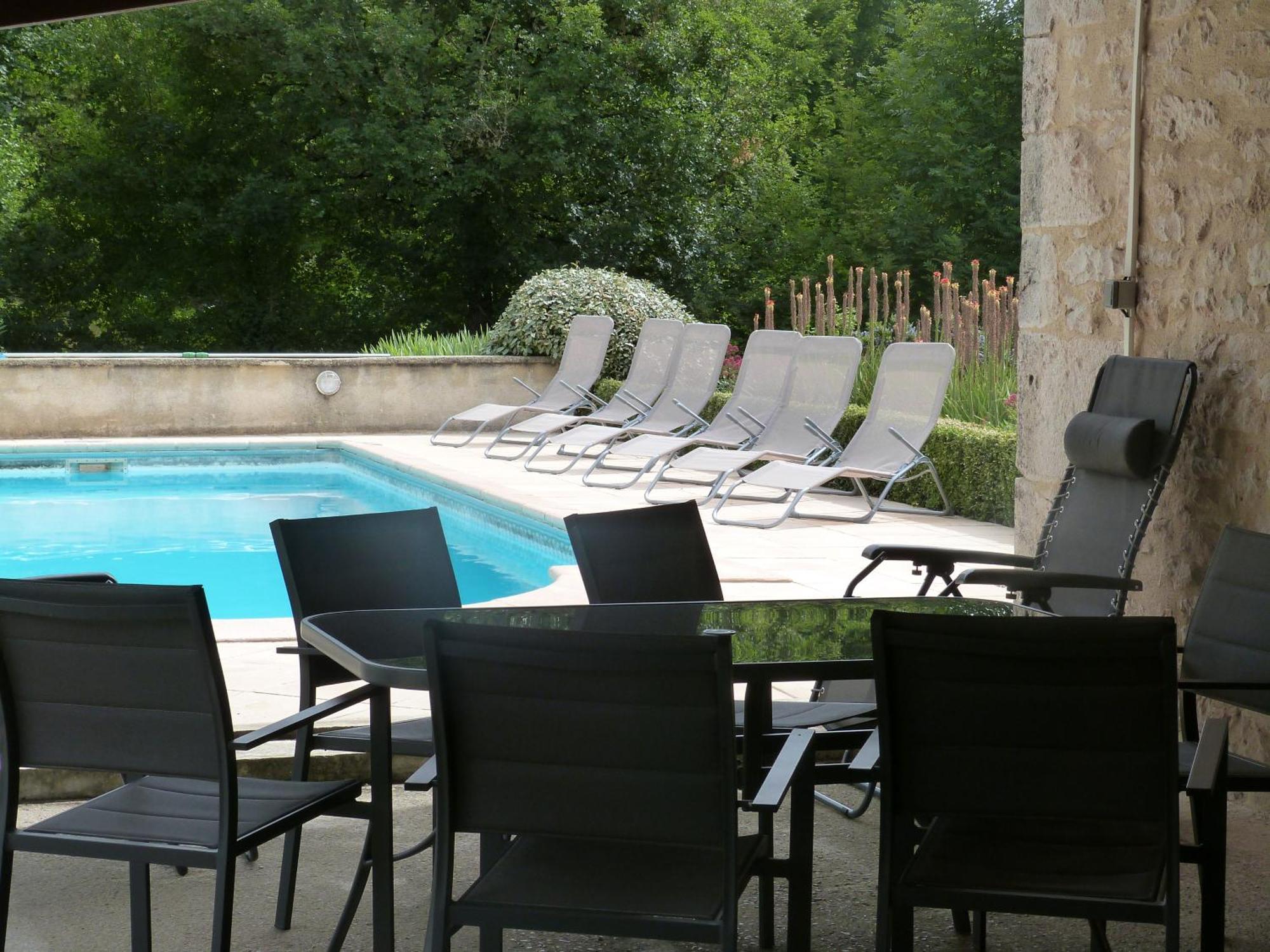 Berganty Gite Avec Piscine Proche De St Cirq Lapopie מראה חיצוני תמונה